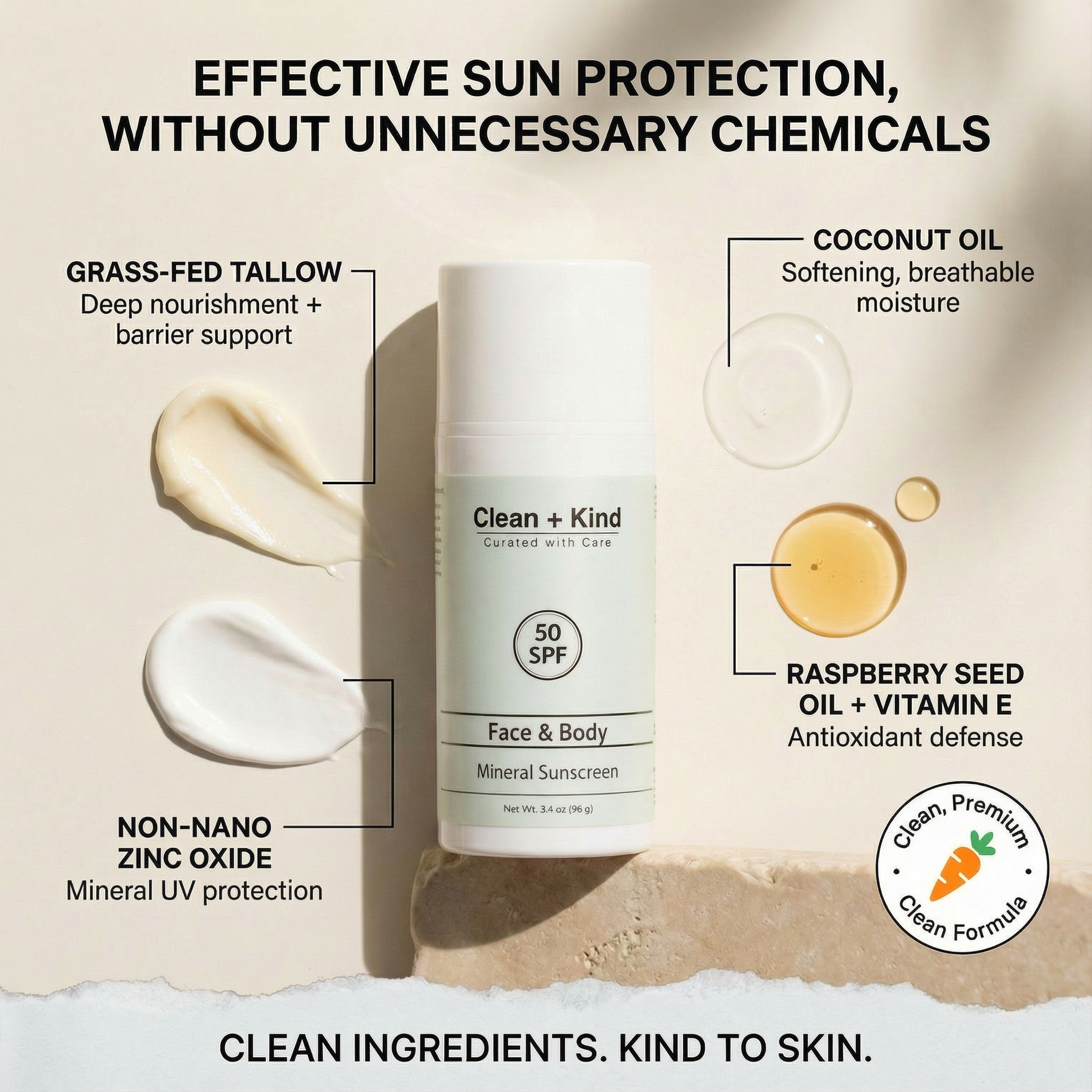 Tallow Mineral Sunscreen