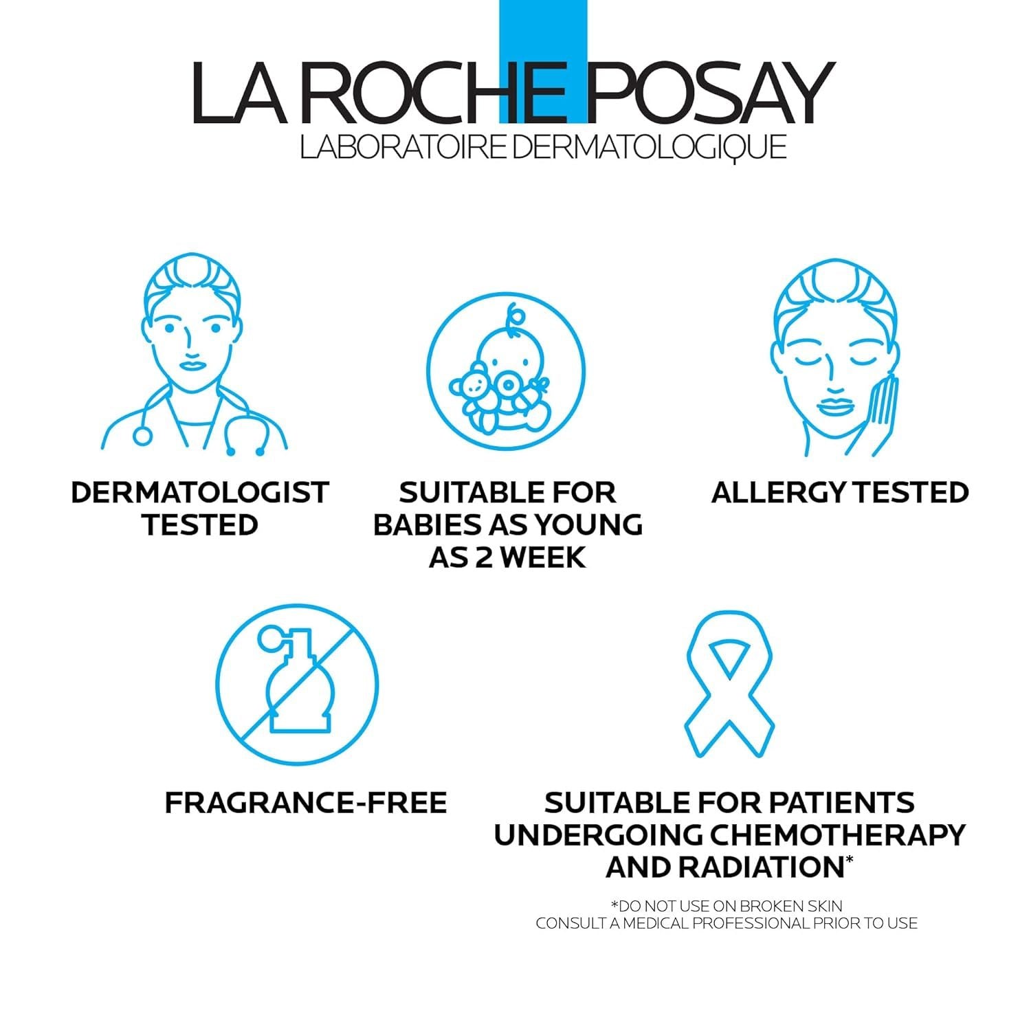 La Roche-Posay Cicaplast Balm B5, Healing Ointment and Soothing Therapeutic Multi Purpose Cream for Dry & Irritated Skin, Body and Hand Balm, Baby Safe, Fragrance Free（Packaging will be sent randomly）
