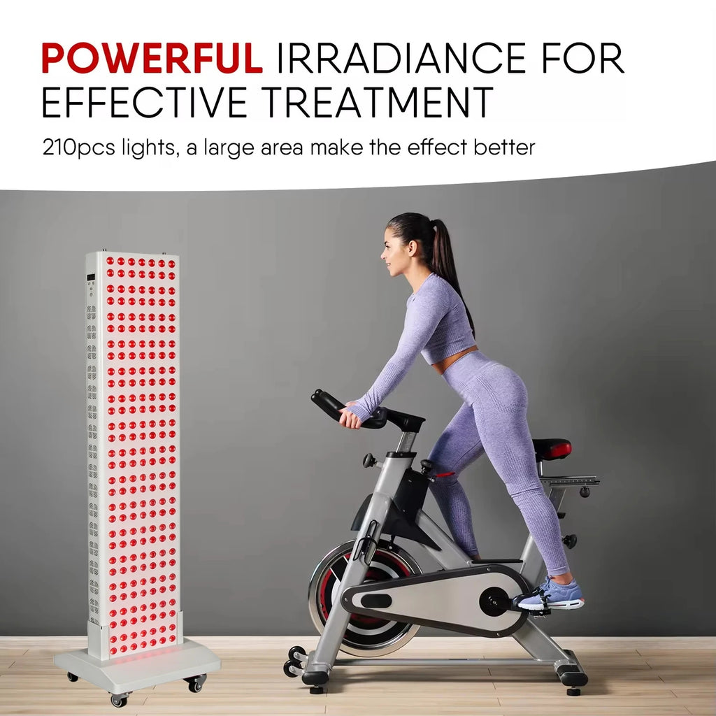 660nm 630nm 850nm Dimmable Dual Chip Red Light Therapy Panel Lamp LED Beauty Devices Near Infrared Therapy Light For Face Body