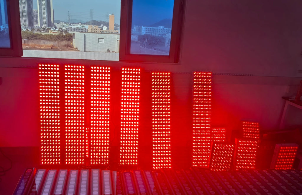 660nm 630nm 850nm Dimmable Dual Chip Red Light Therapy Panel Lamp LED Beauty Devices Near Infrared Therapy Light For Face Body