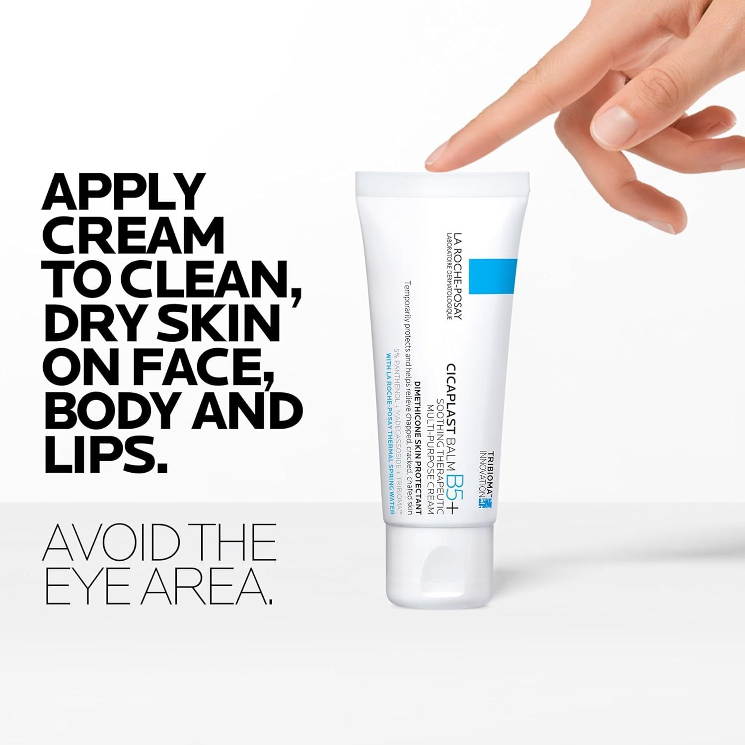 La Roche-Posay Cicaplast Balm B5, Healing Ointment and Soothing Therapeutic Multi Purpose Cream for Dry & Irritated Skin, Body and Hand Balm, Baby Safe, Fragrance Free（Packaging will be sent randomly）